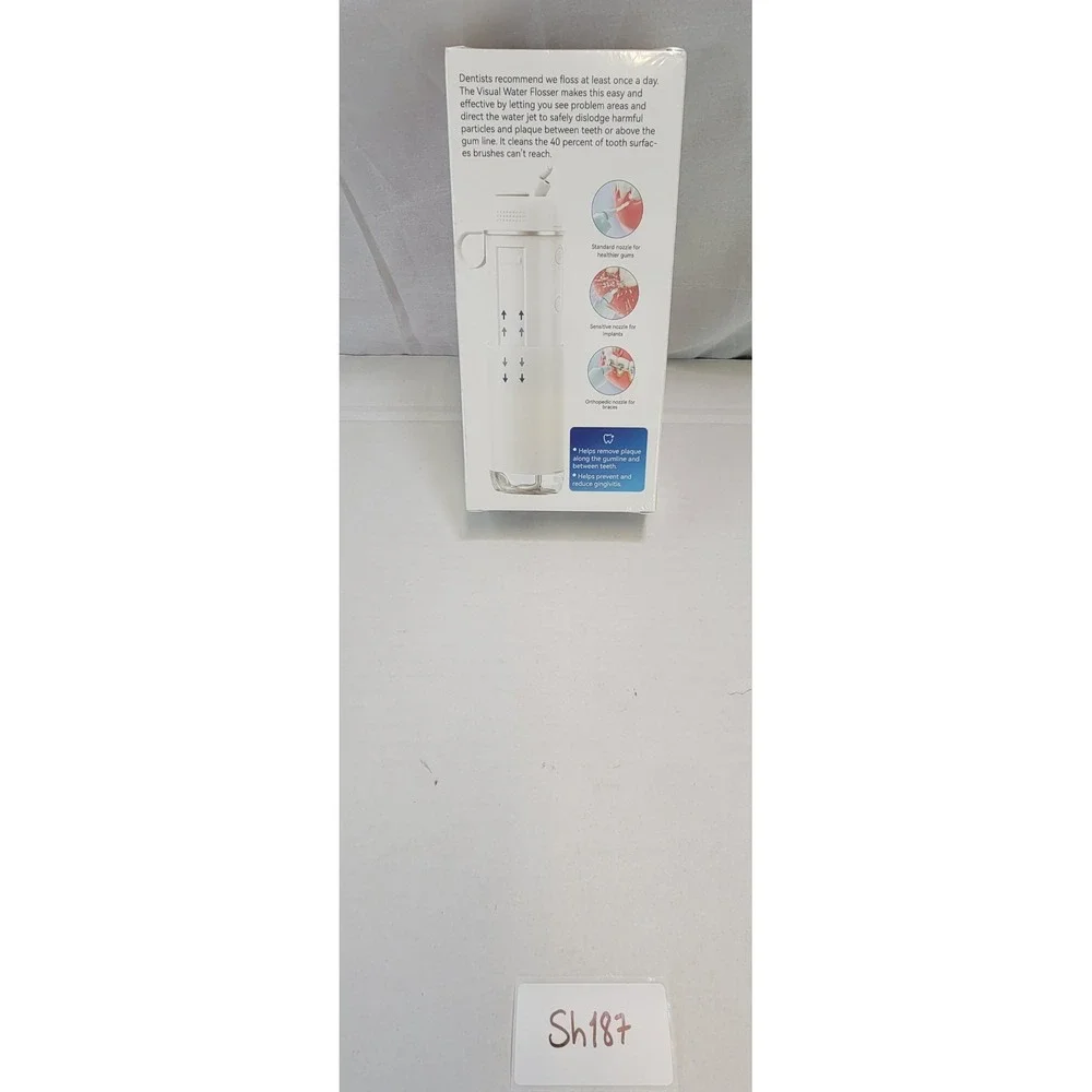 CleanEze Visual Water Flosser HD Images Wireless Connection‎ Rechargeable